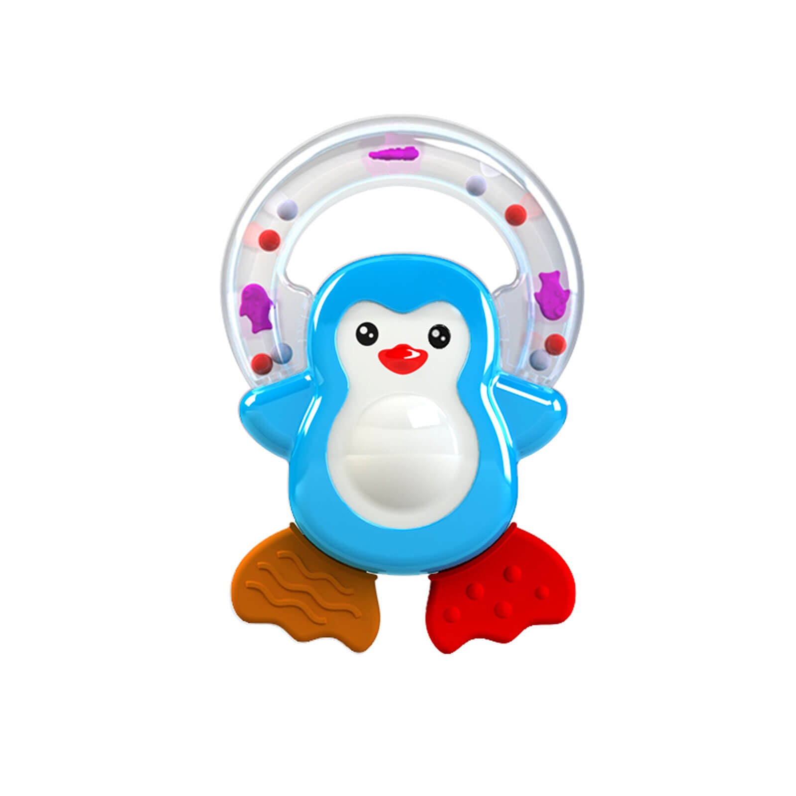 Giggles Penguin Pal Teether Ratle