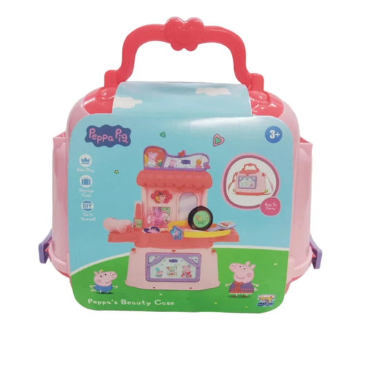 Peppa Pig Beauty Set Toy with Cute Little Portable Carry Case with 18 accessories
