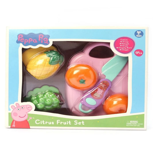 Peppa Pig Citrus Fruit Pretend Play Set of 5 Pieces for kids