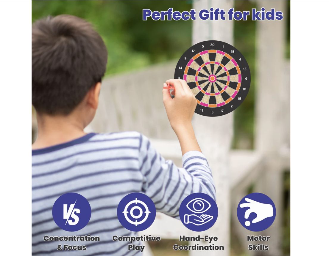 Aditi Magnetic Dart Board with Darts Small