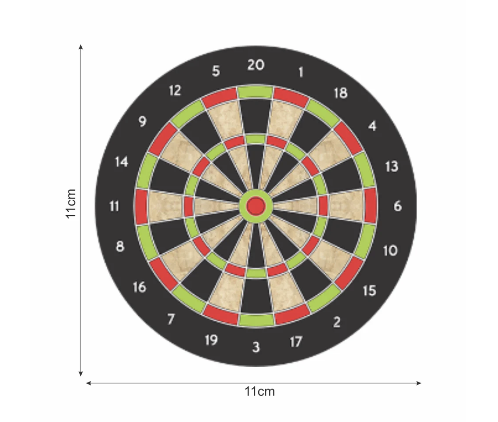 Aditi Magnetic Dart Board with Darts Small