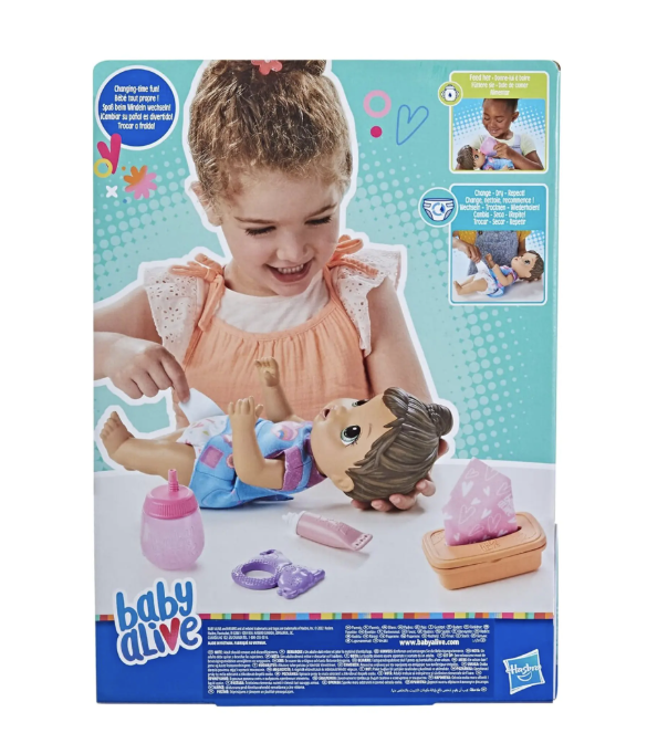 Baby Alive Change N Play Baby Doll, 12-Inch