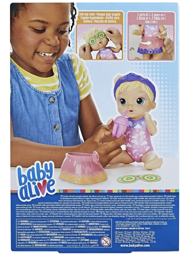 Baby Alive Rainbow Spa Baby Doll Blonde Hair