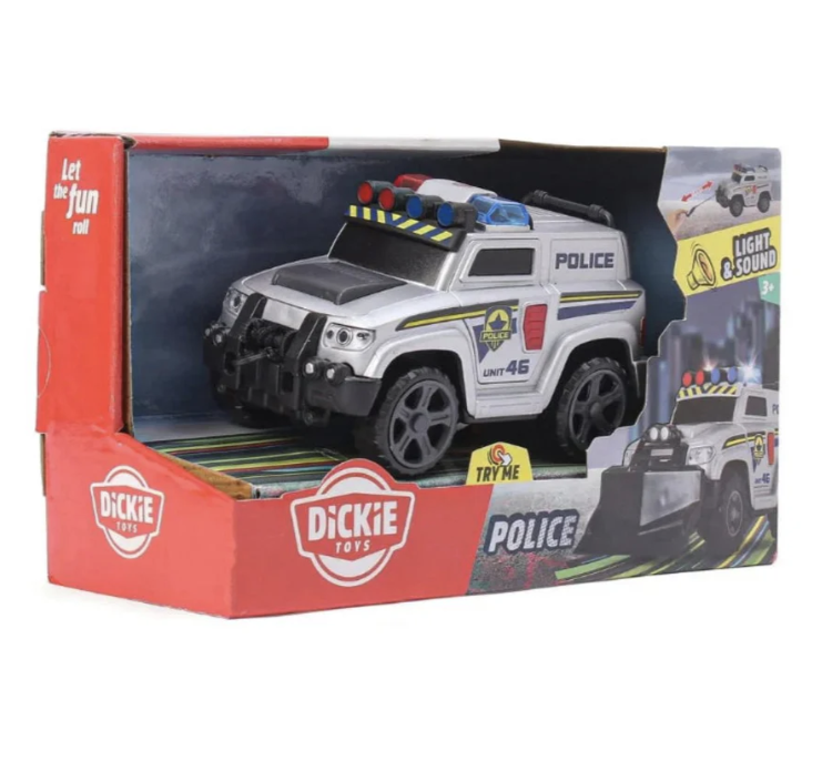 Dickie Toys Police, Light & Sound vehicle for kids
