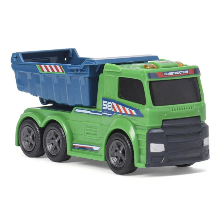 Dickie Toys Dump Truck, Light & Sound Vehicle for Kids