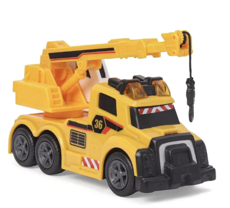 Dickie Toys Mobile Crane, Light & Sound Vehicle for Kids