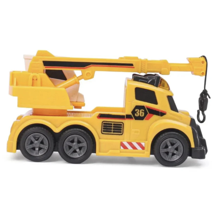 Dickie Toys Mobile Crane, Light & Sound Vehicle for Kids