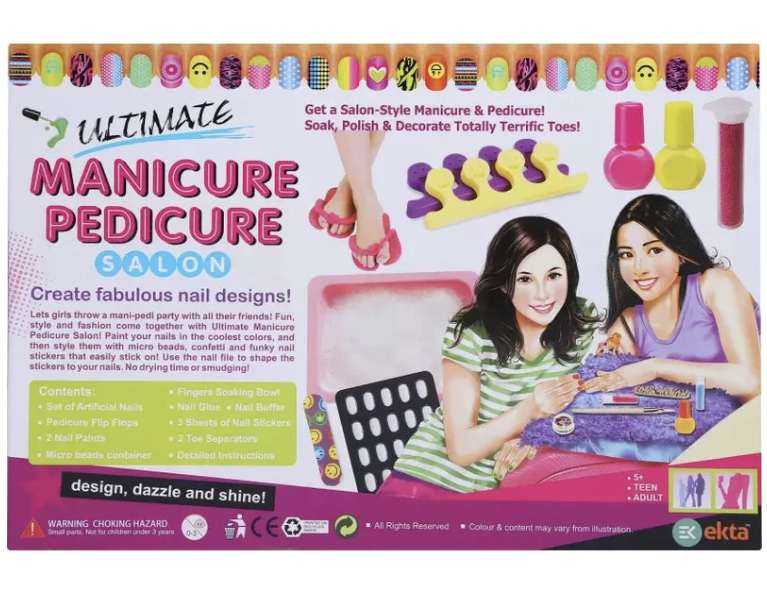 Ekta Ultimate Manicure Pedicure Salon Playing Kit