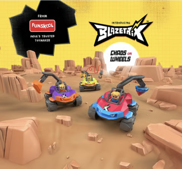 Funskool Blazetrix Core Crush, Friction Construction Toy Vehicle