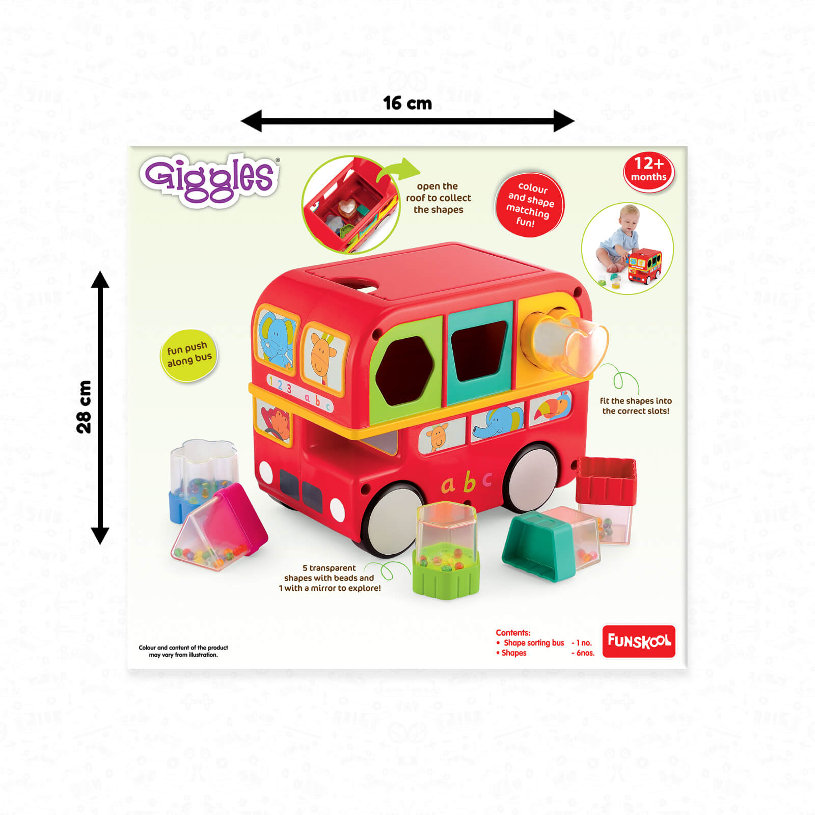 Giggles Shape Sorting Bus