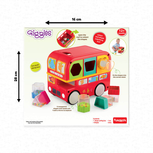 Giggles Shape Sorting Bus