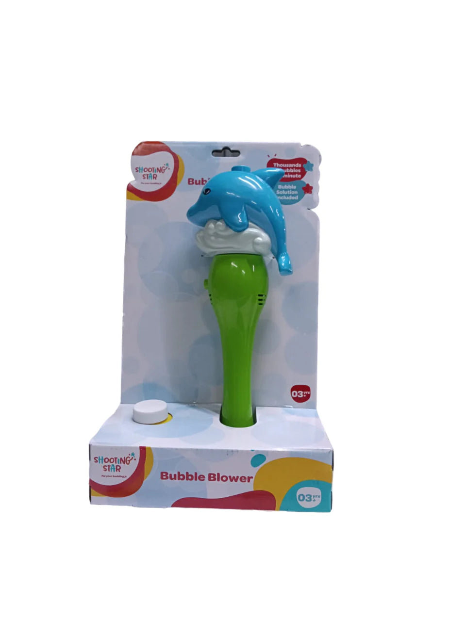 Shooting Star Rowan Bubble Blower - Dolphin