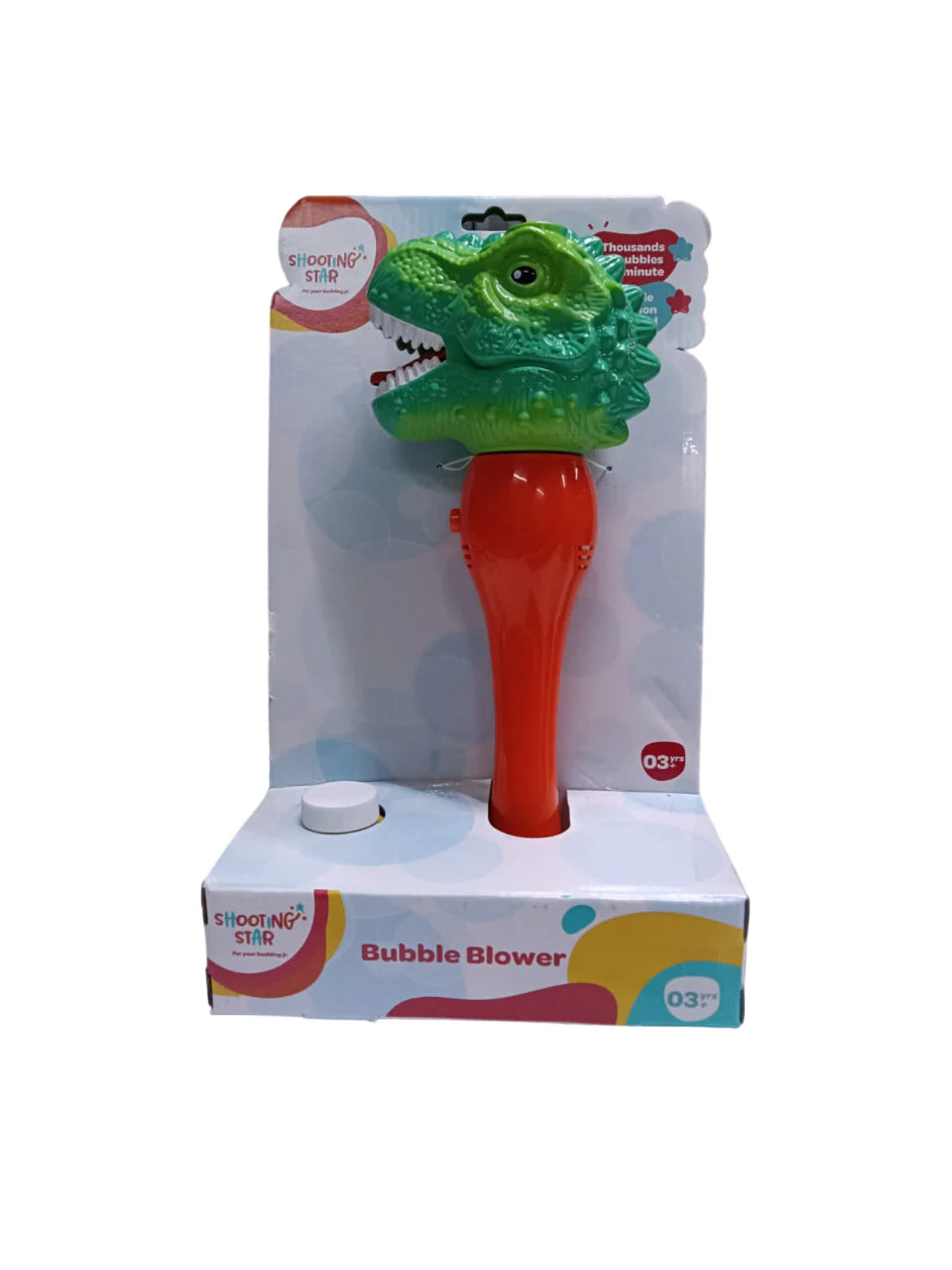Shooting Star Rowan Bubble Blower - Dino