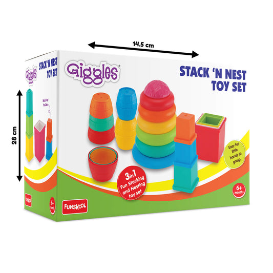 Giggles Stack N Nest Toy Set