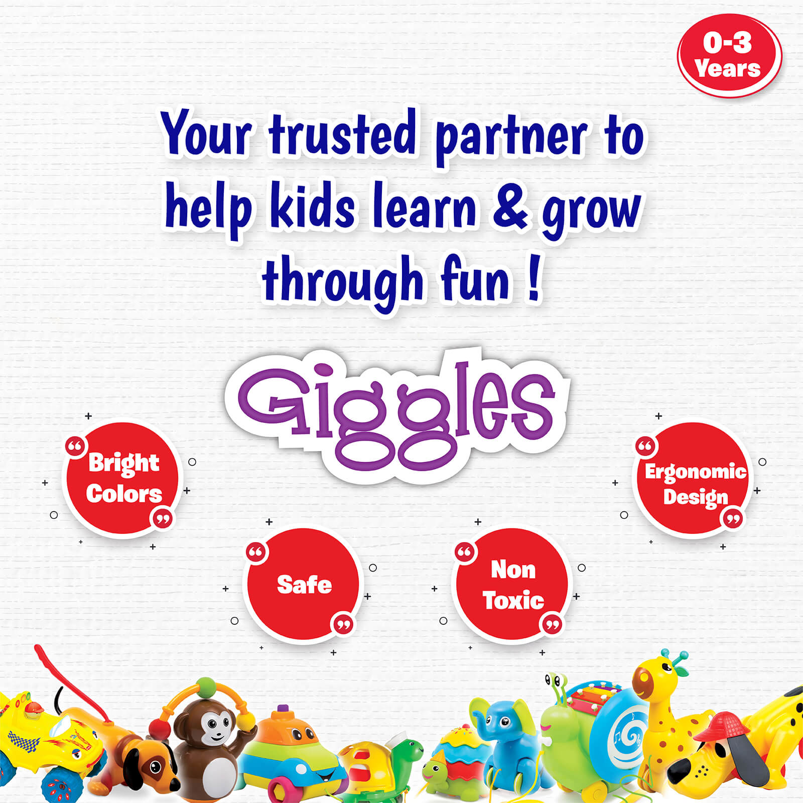 Giggles Stack N Nest Toy Set