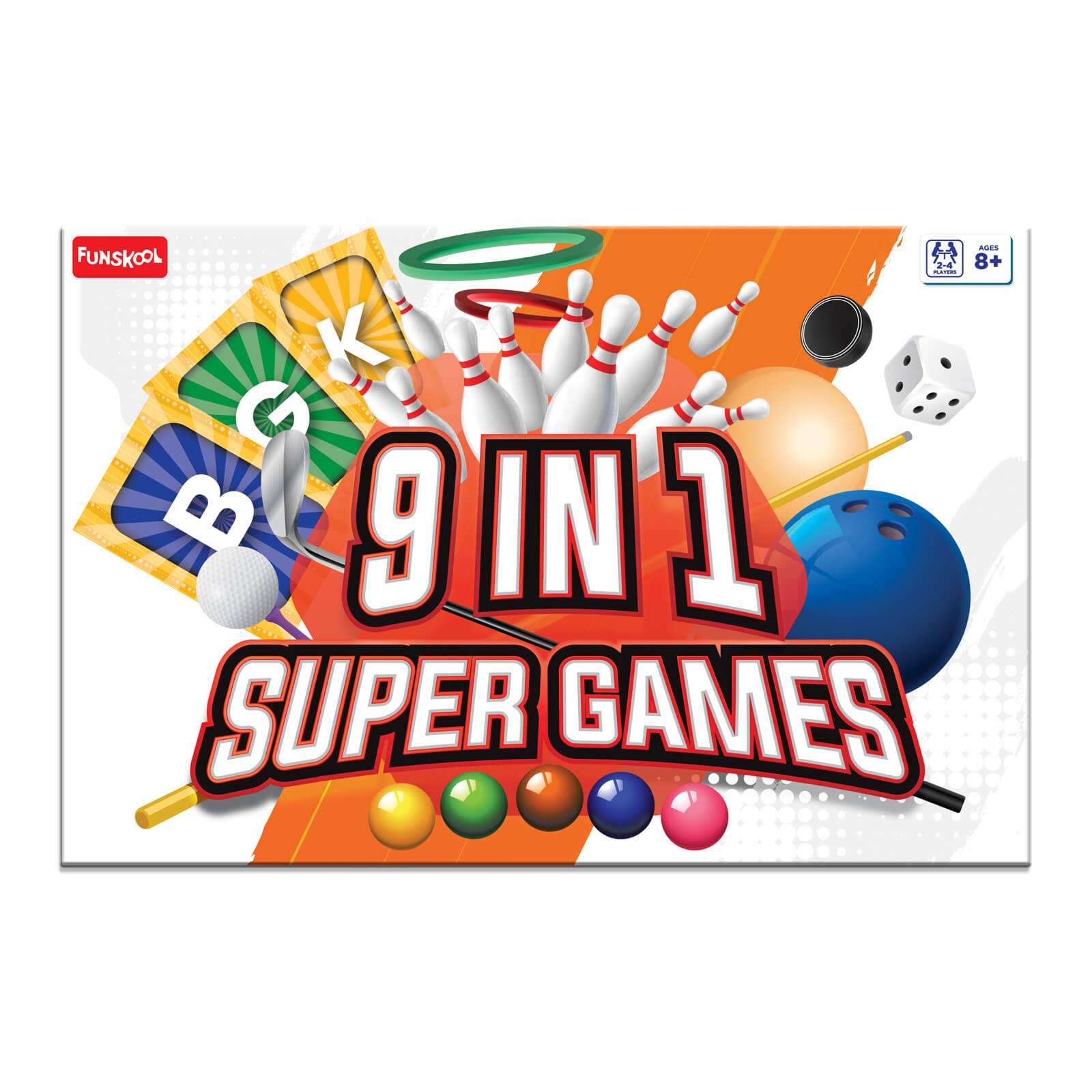 FUNSKOOL 9 IN 1 SUER GAMES FUN