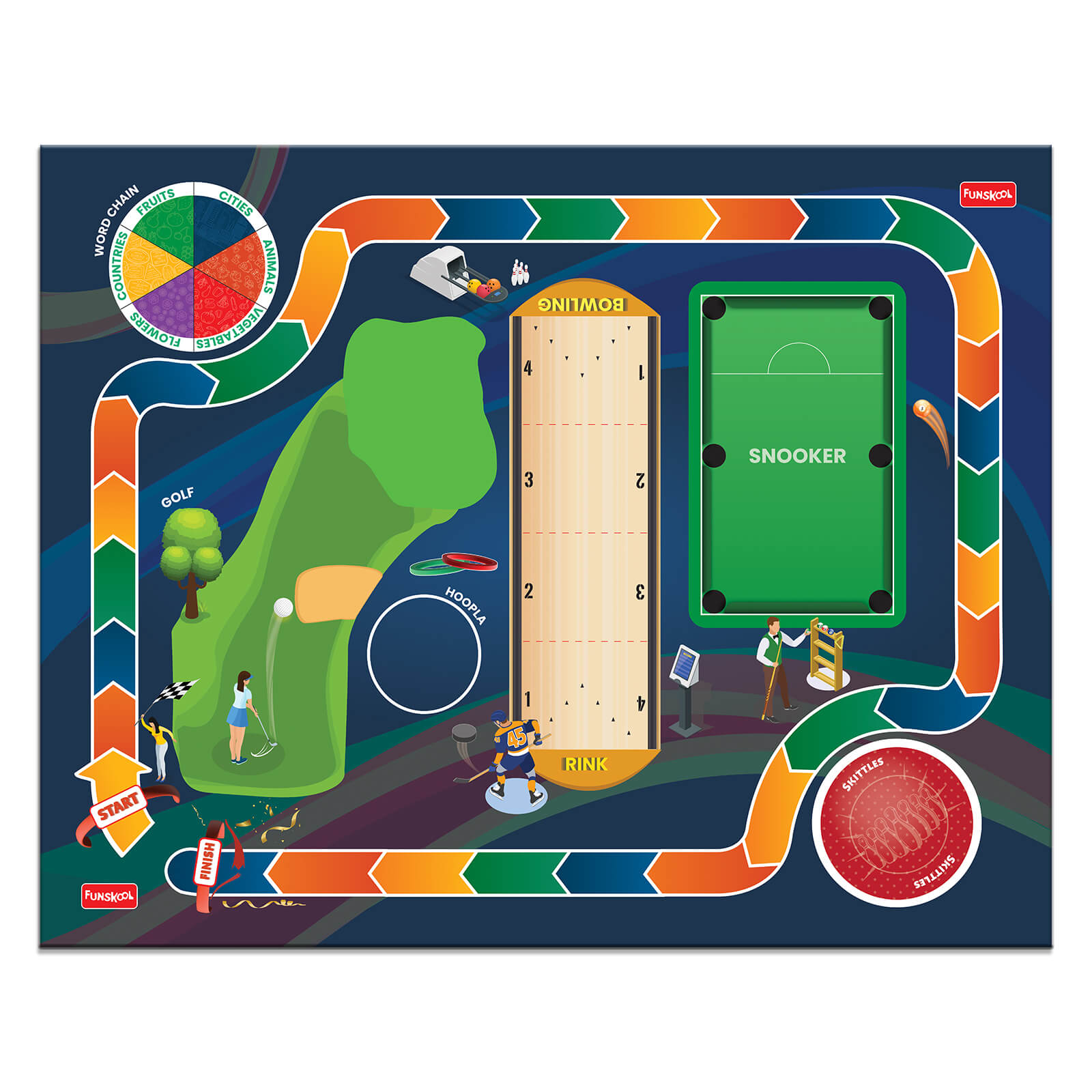 FUNSKOOL 9 IN 1 SUER GAMES FUN