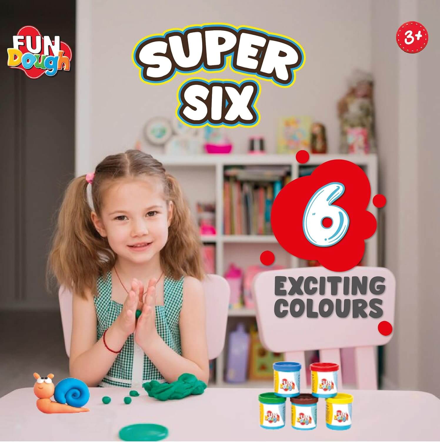 Funskool Fun Dough SUPER SIX