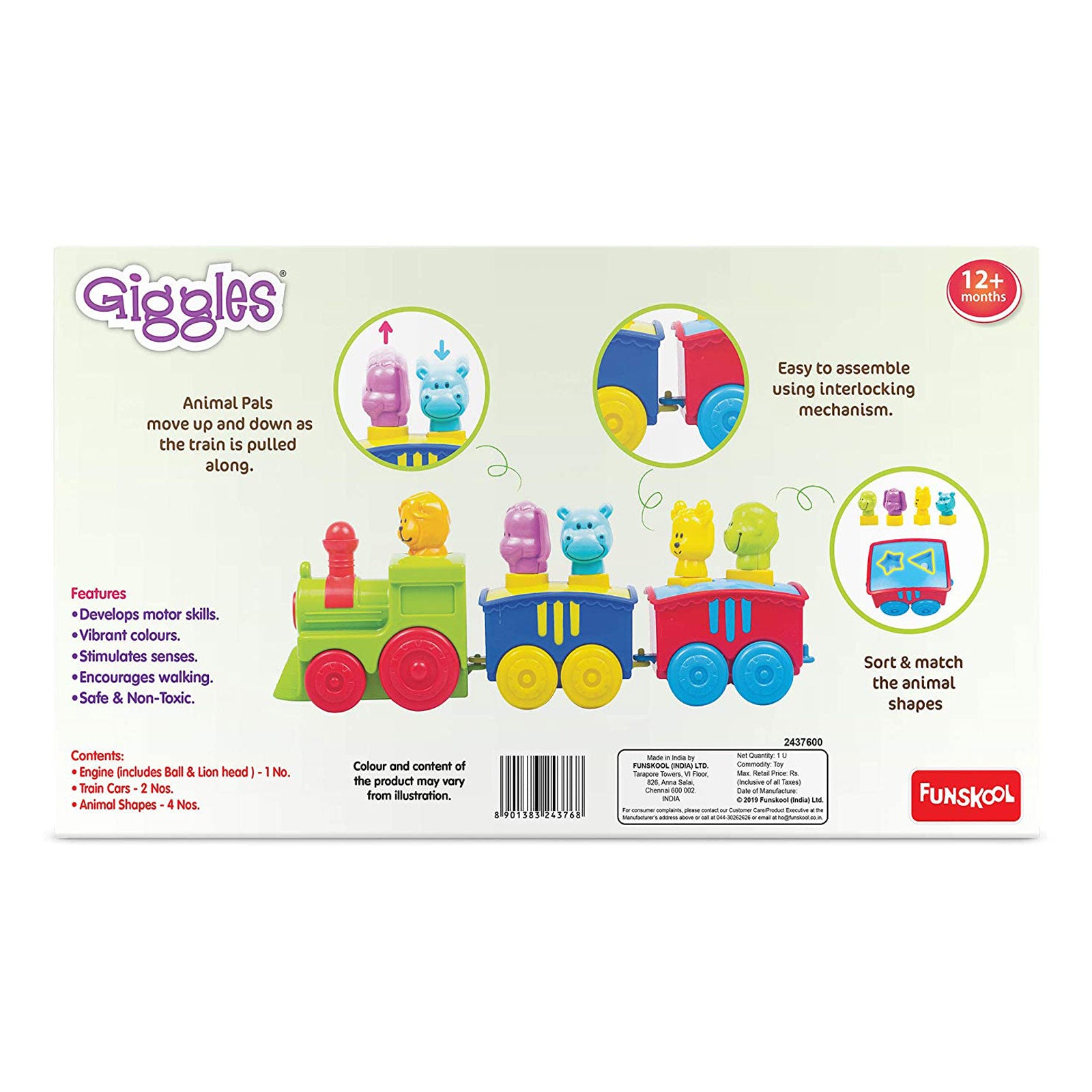 Giggles Toy Train Pop up activity train