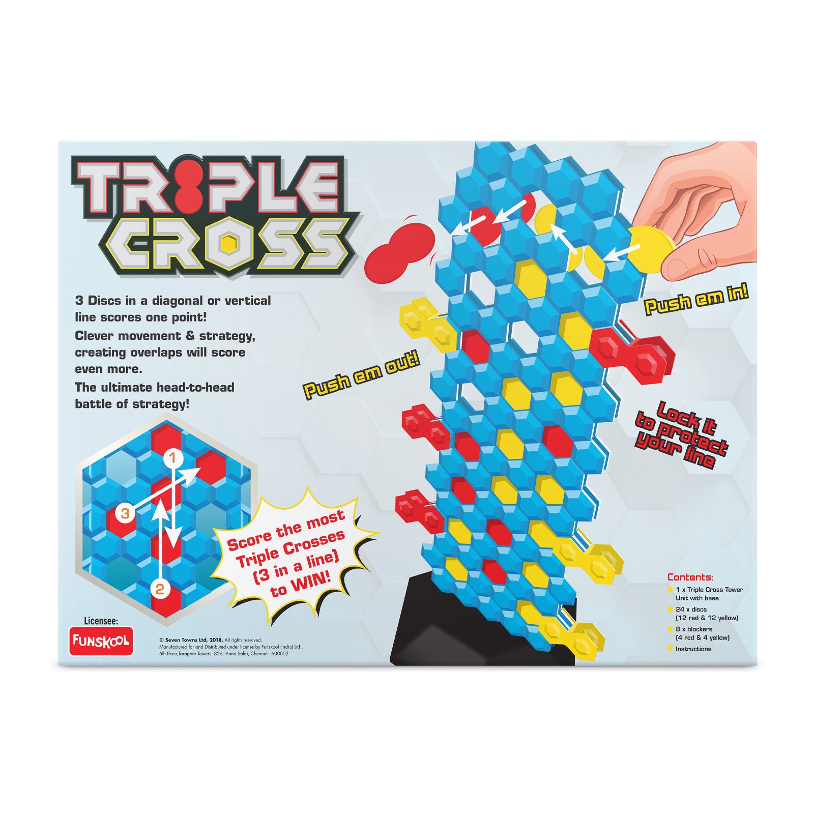 Funskool Games Triple Cross