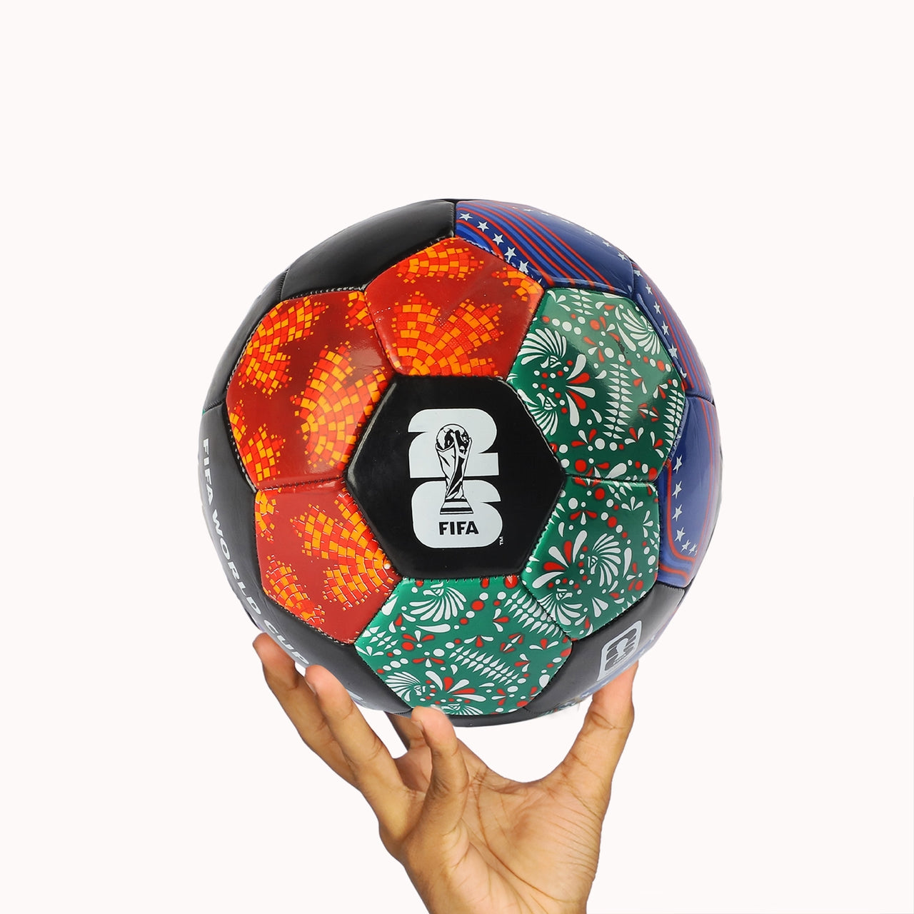 Official FIFA World Cup 2026 Size 5 Match Football – Black Graphic