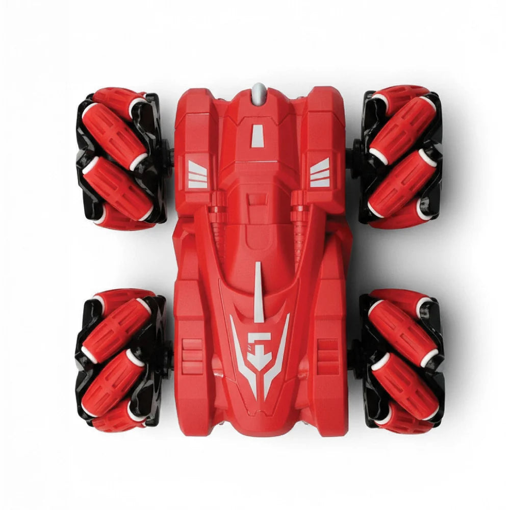 Funskool Volt Rush RC Vort X Stunt Car - 360° Spin Action (Multicolor)