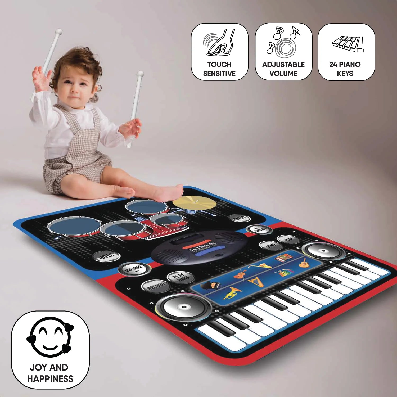 Electrobotic 2 in 1 Melody Playmat For Kids