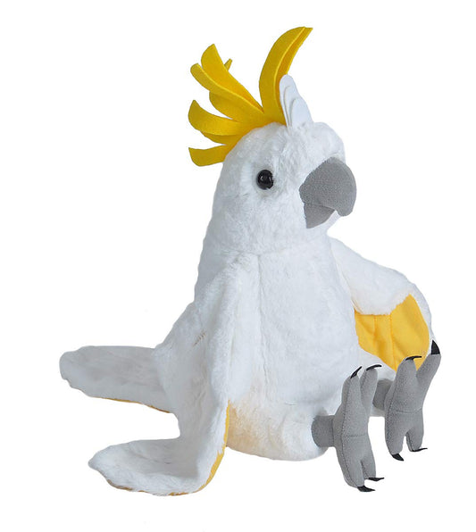 Wild Republic COCKATOO SULPHER CRESTED Stuffed Animal