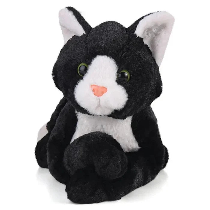 Wild Republic CAT BLACK TUXEDO Stuffed Animal