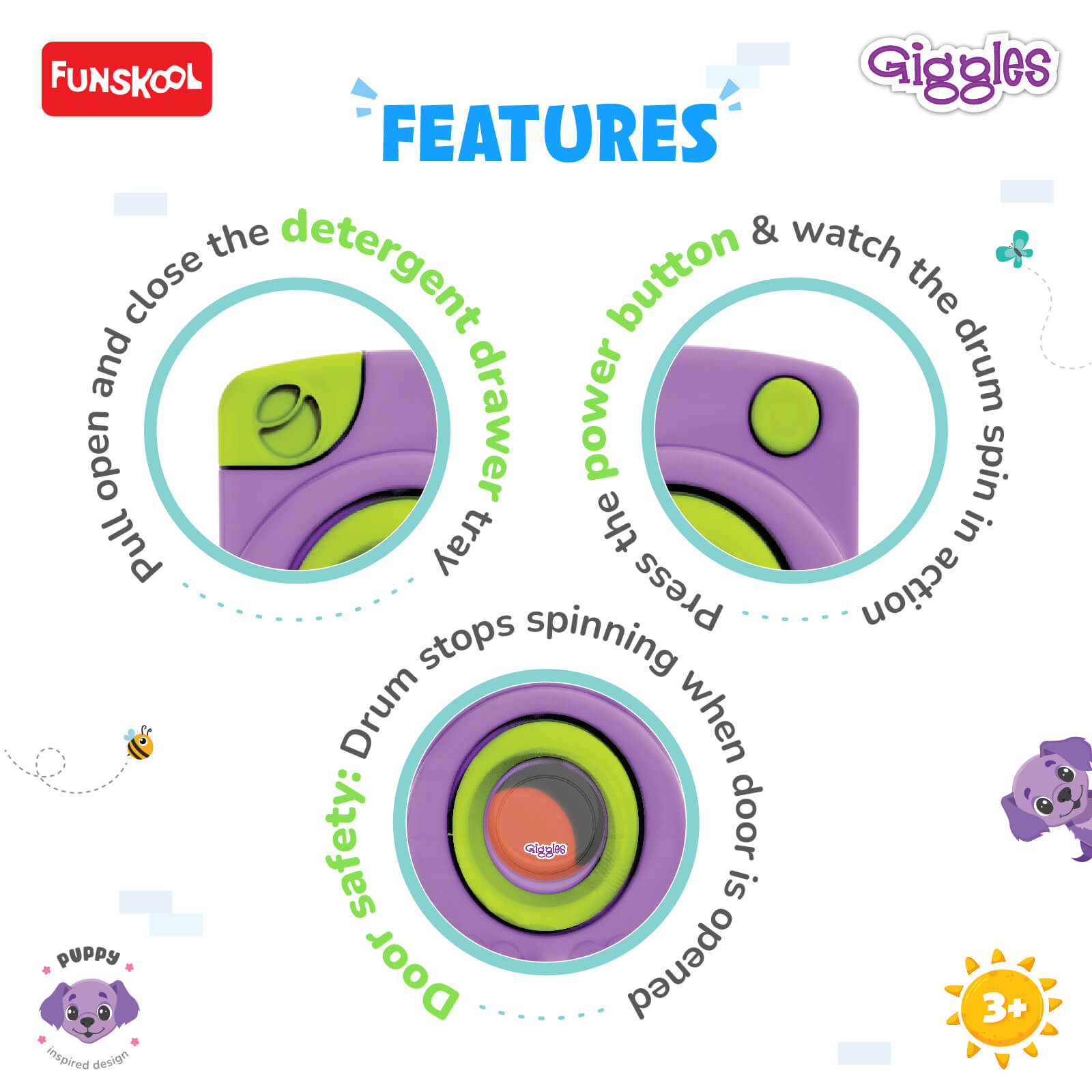 Giggles Happy Lil Home – Washing Machine