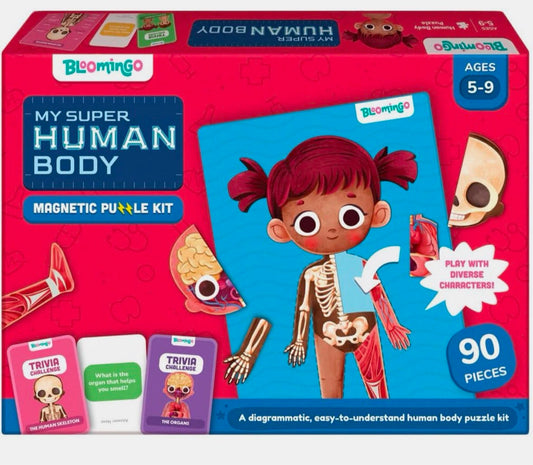 Bloomingo My Super Human Body Magnetic Puzzle Kit