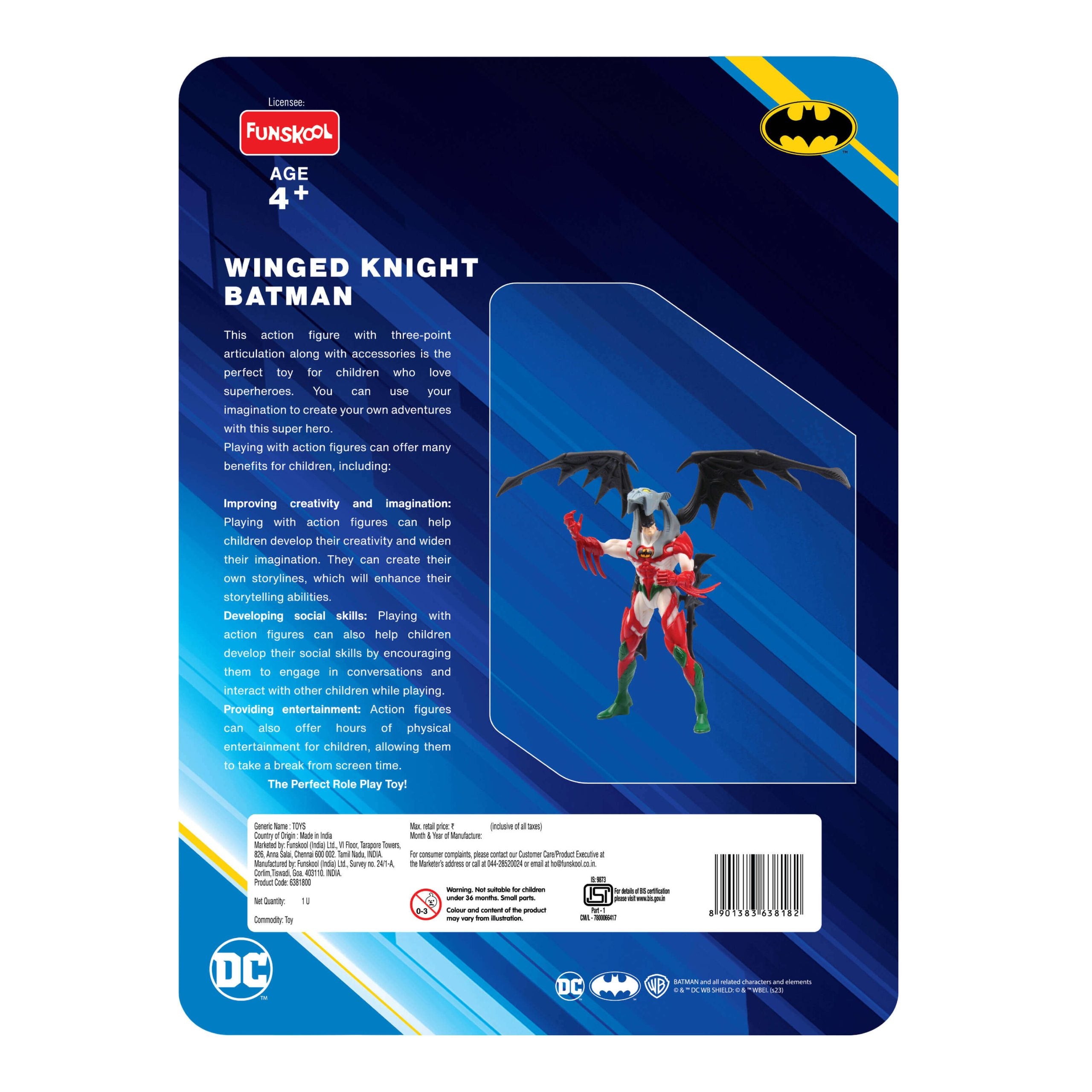 FUNSKOOL WINGED KNIGHT BATMAN