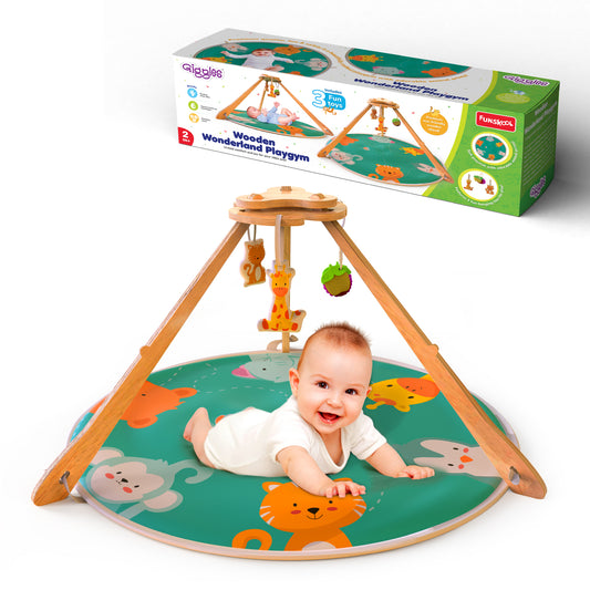 Giggles Wooden Wonderland Playgym
