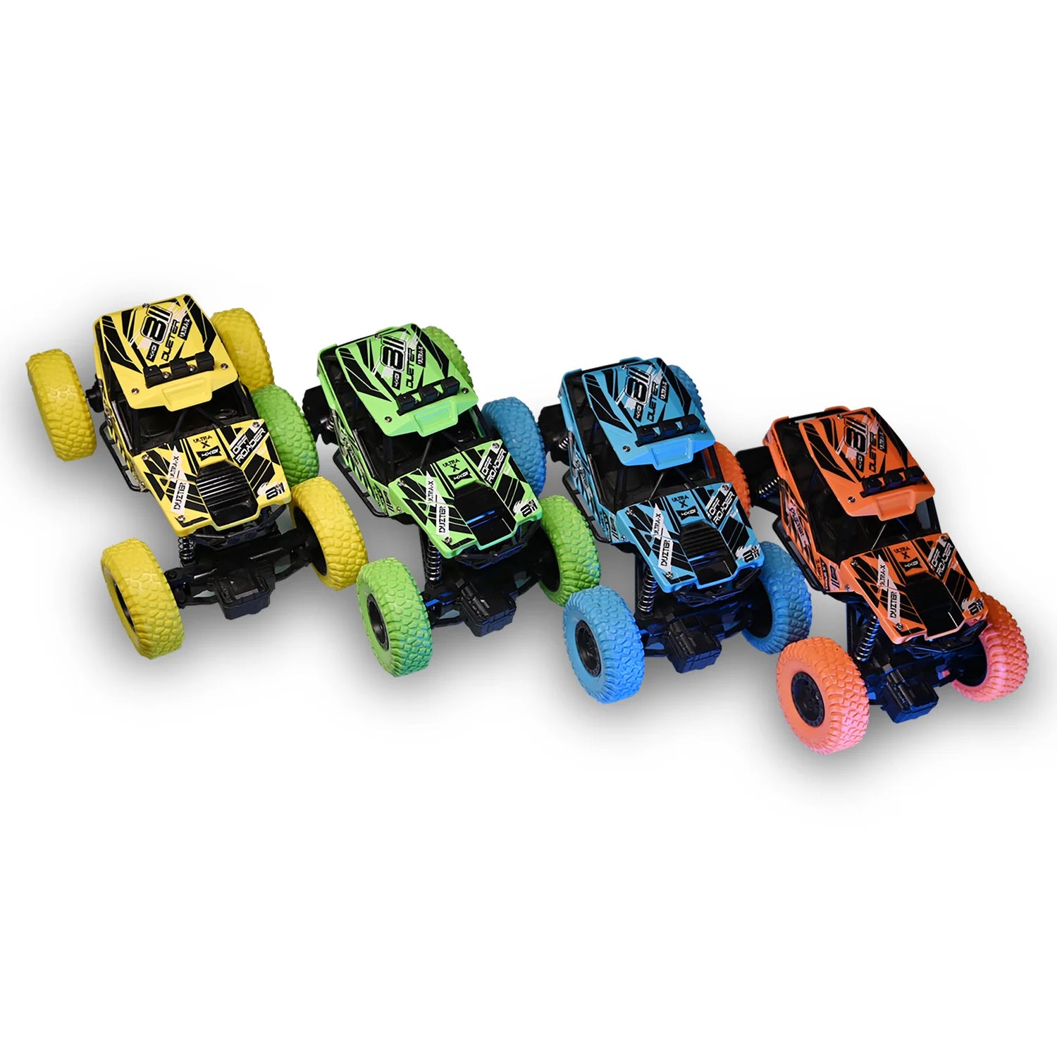 DUZTER 4.0- Remote Control Car Big Size Rock Crawler, High-Speed 2WD Remote Control Car, Multicolor