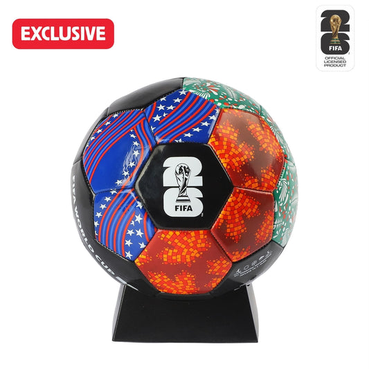 Official FIFA World Cup 2026 Size 5 Match Football – Black Graphic