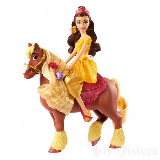 Disney Princess Belle and Philippe Playset NEW JBG01