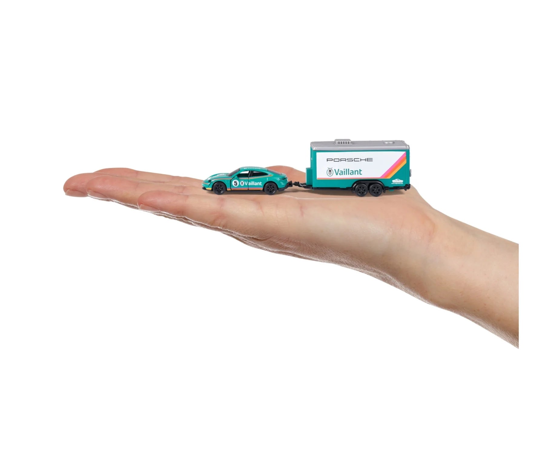 Majorette Porsche Race Trailer Assortment -Porsche Taycan Turbo S +917