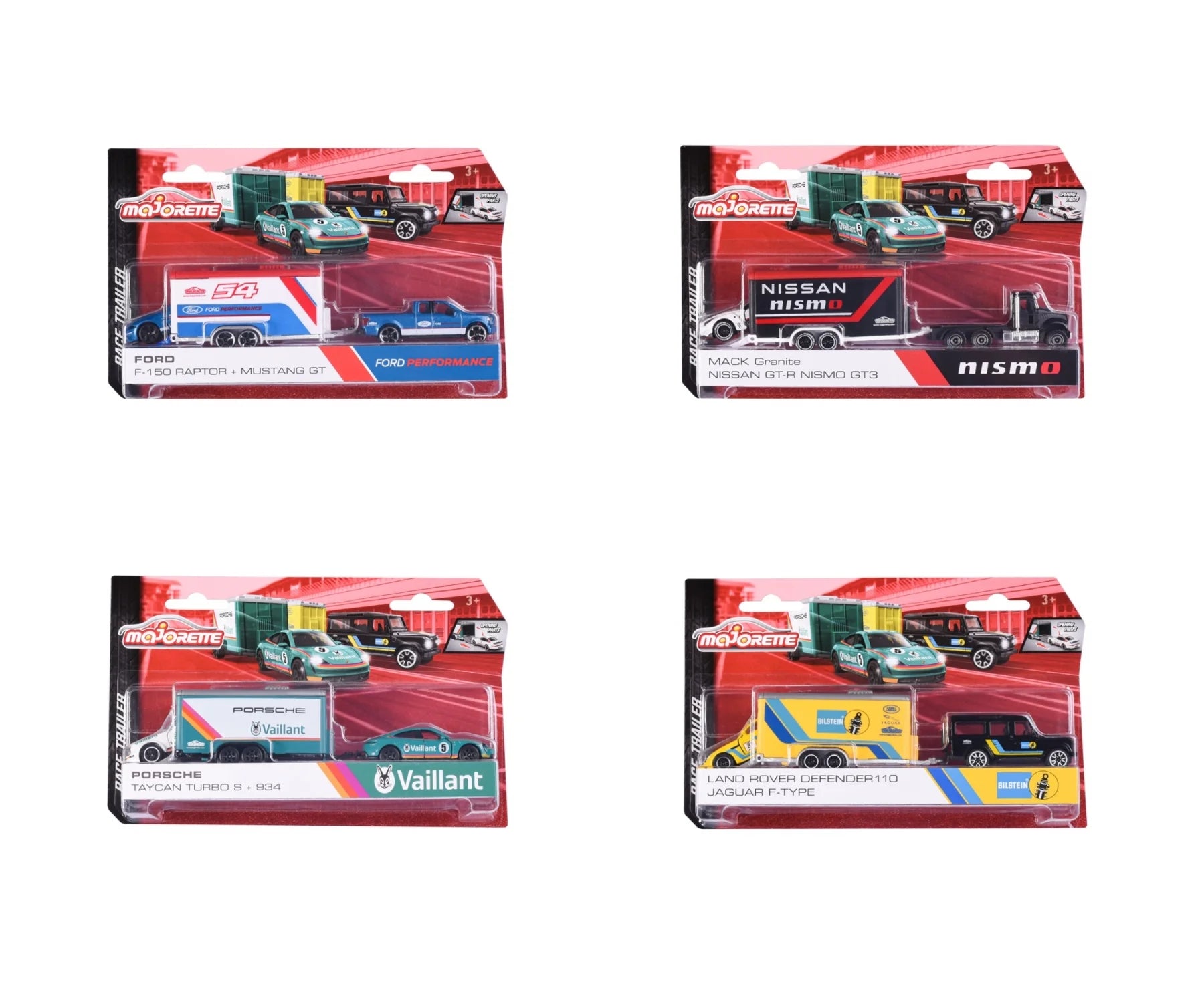 Majorette Race Trailer Series - Porsche Tycan Turbo S+934