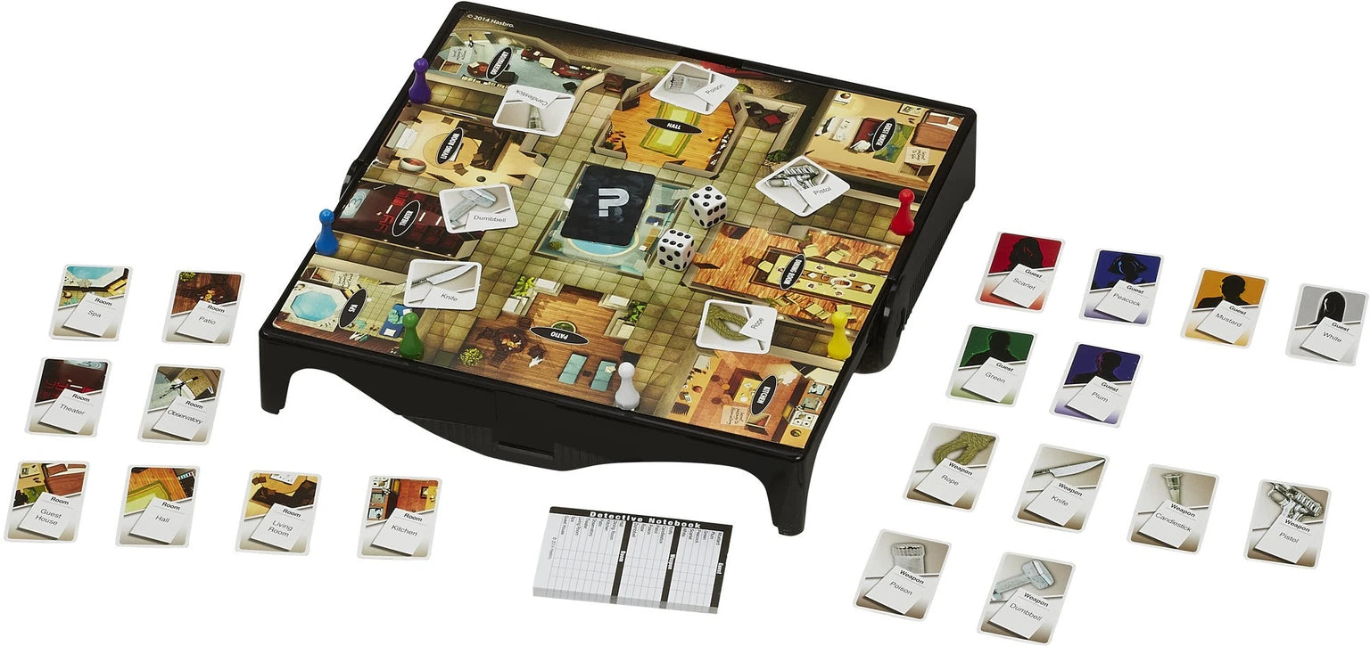 HASBRO GAMING Clue Grab & Go Game Strategy & War Board Game