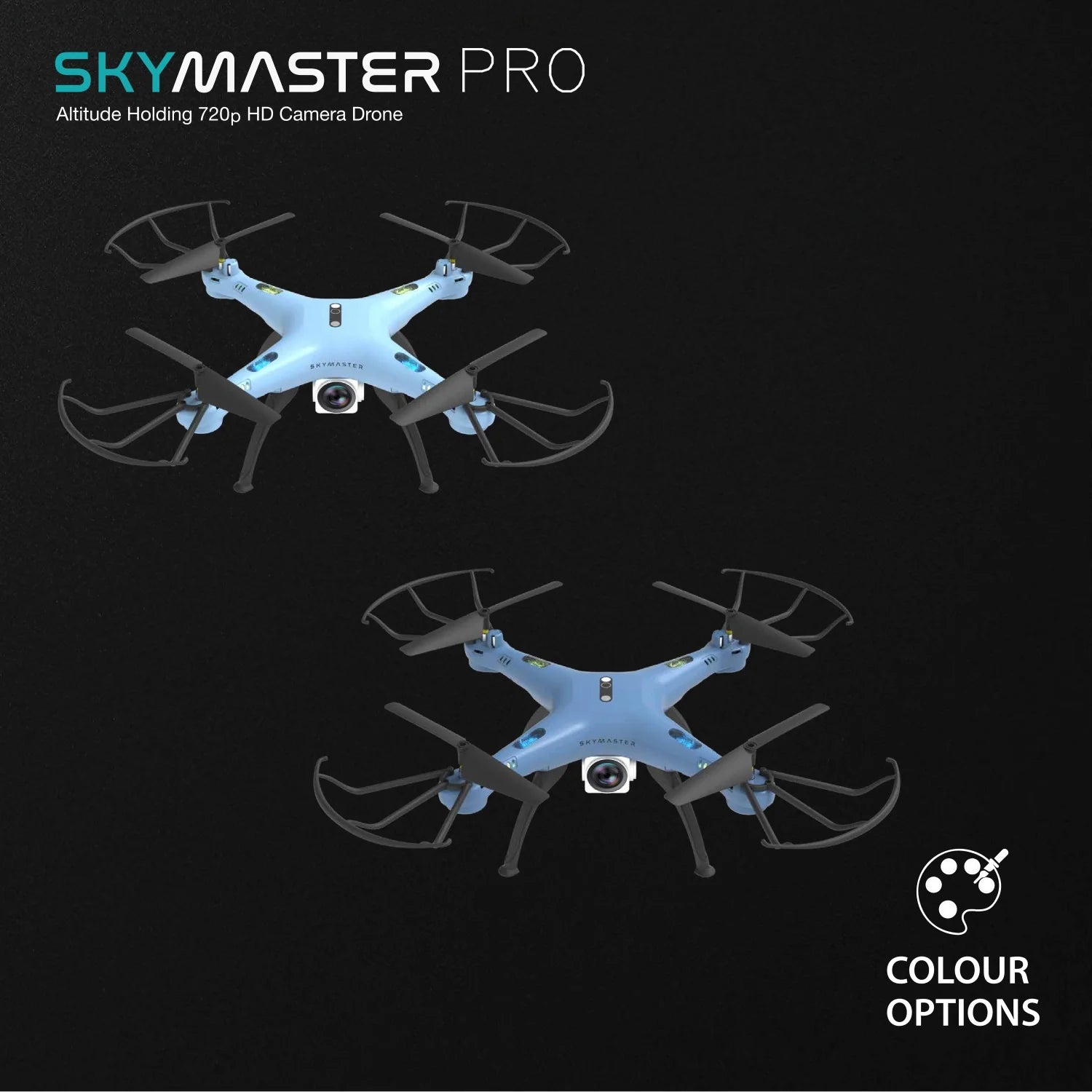 Electrobotic Sky Master Pro 2.4 GHZ Altitude Holding Camera Drone 720p HD
