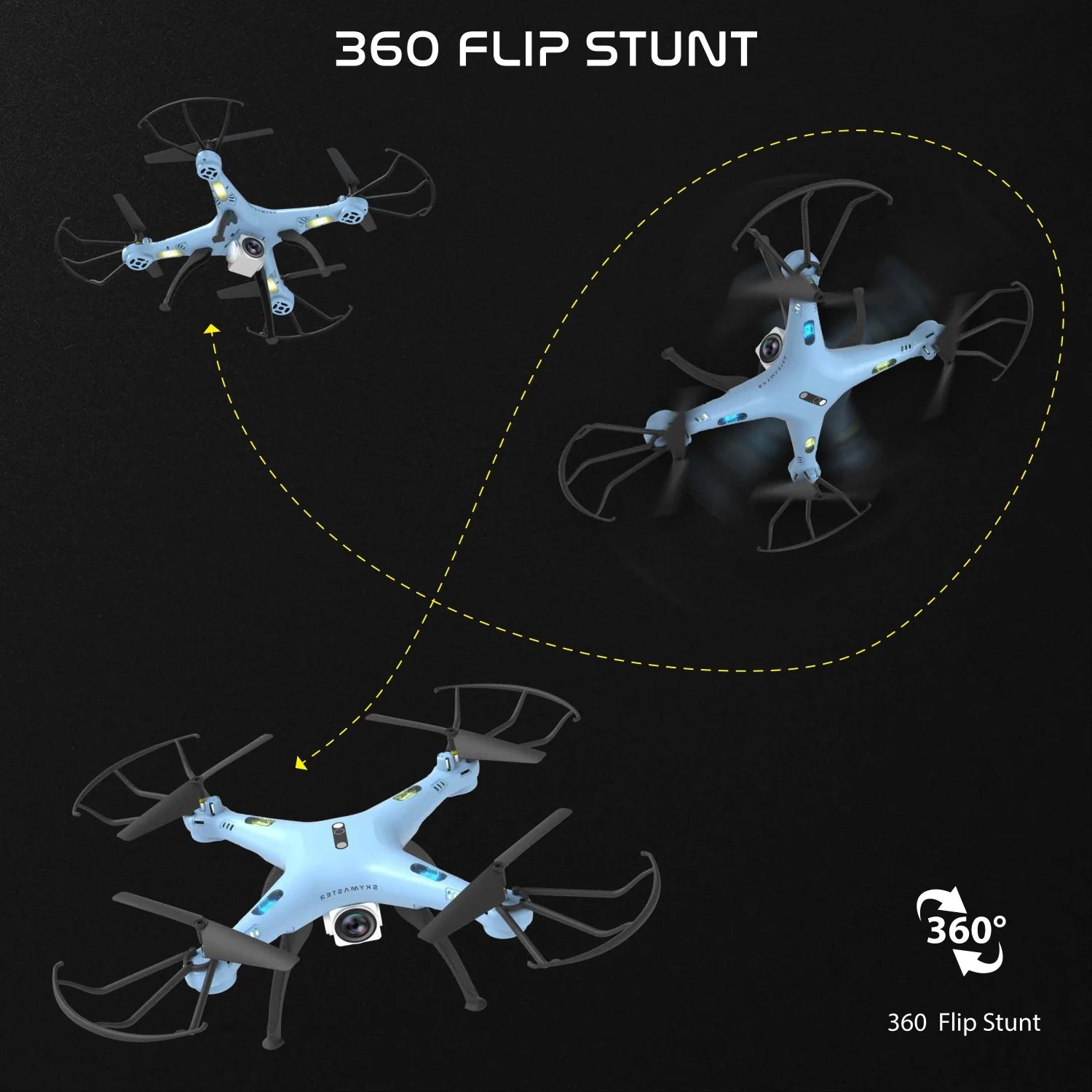 Electrobotic Sky Master Pro 2.4 GHZ Altitude Holding Camera Drone 720p HD