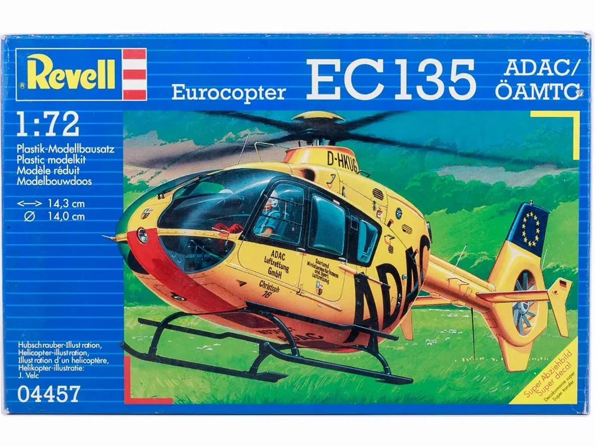 Revell Eurocopter EC135 ADAC / OAMTC 1:72 Plastic Model Kit