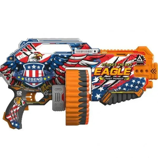 Fire Force Monster Rotary XL Electric Blaster NE Cool Graffiti Skin W Barrel XL Gun