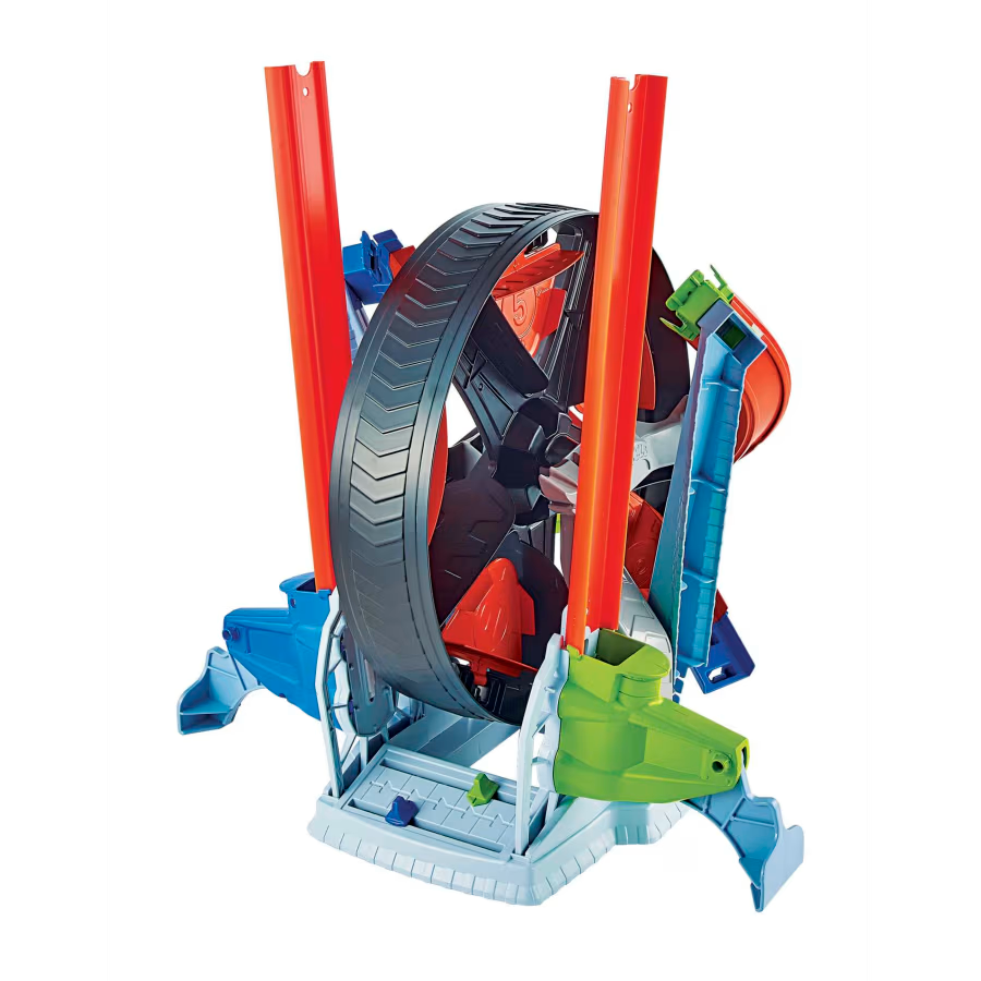 Hot Wheels Spinwheel Challenge Playset with 1:64 single Car GJM77