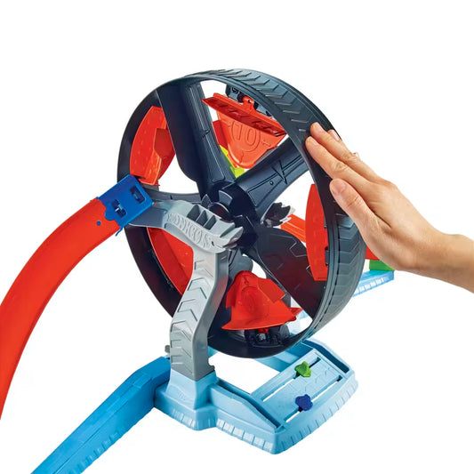 Hot Wheels Spinwheel Challenge Playset with 1:64 single Car GJM77