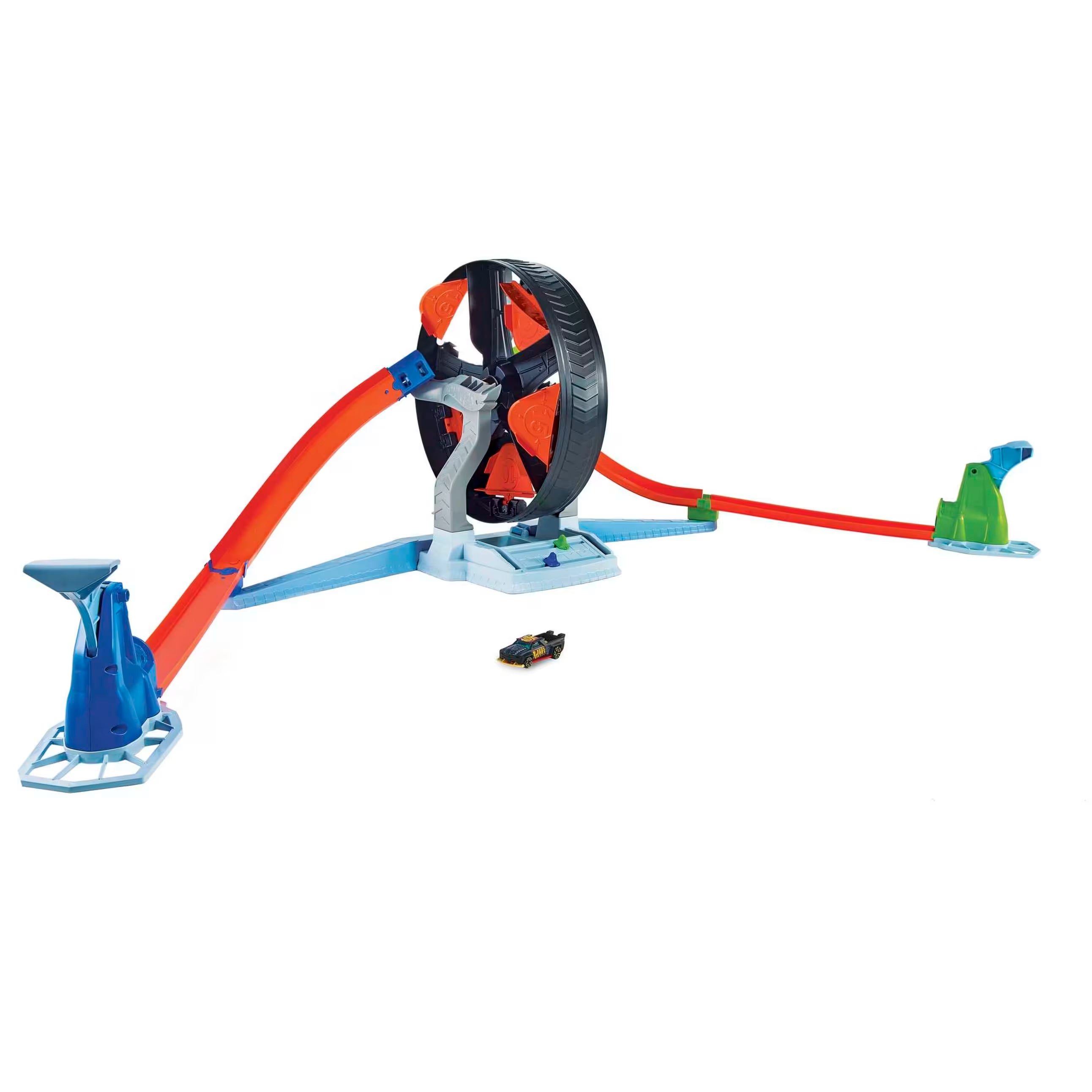 Hot Wheels Spinwheel Challenge Playset with 1:64 single Car GJM77