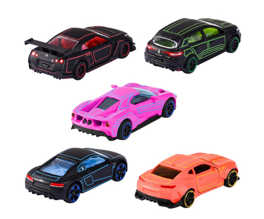Majorette Light Racer Series 5 Car Giftpack Licensed Diecast Cars