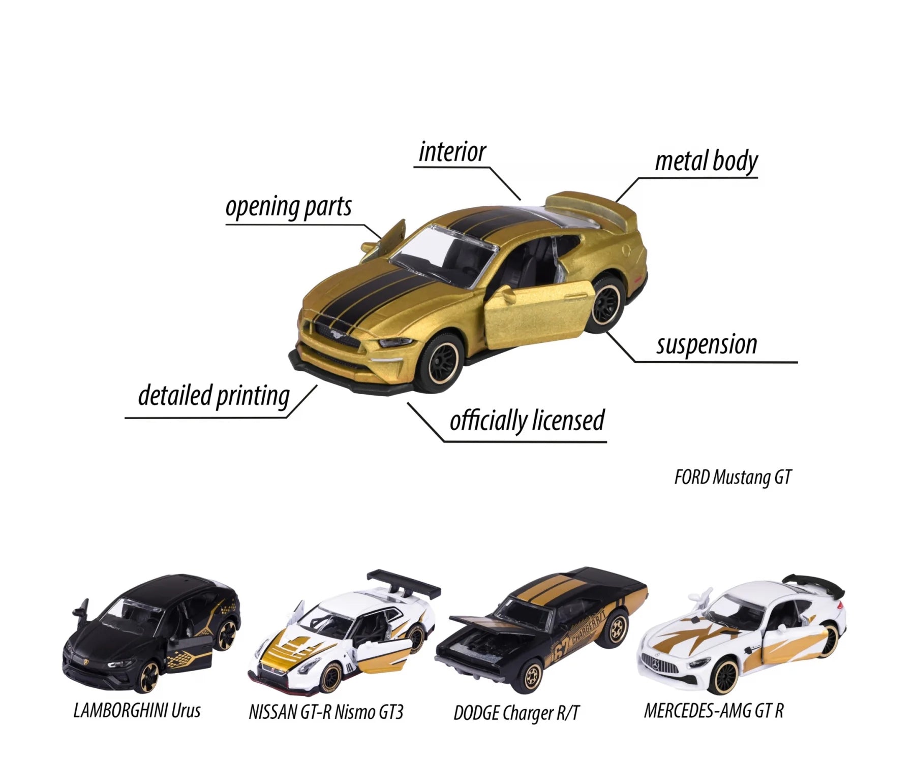 Majorette Limited Edition 9 Series 5 Car Giftpack Licensed Diecast Cars