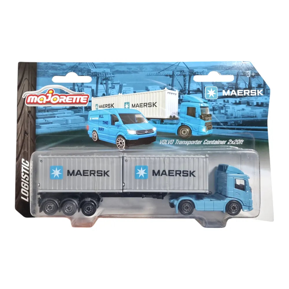 Majorette - Maersk Logistic, Volvo Transporter Container 2x20FT