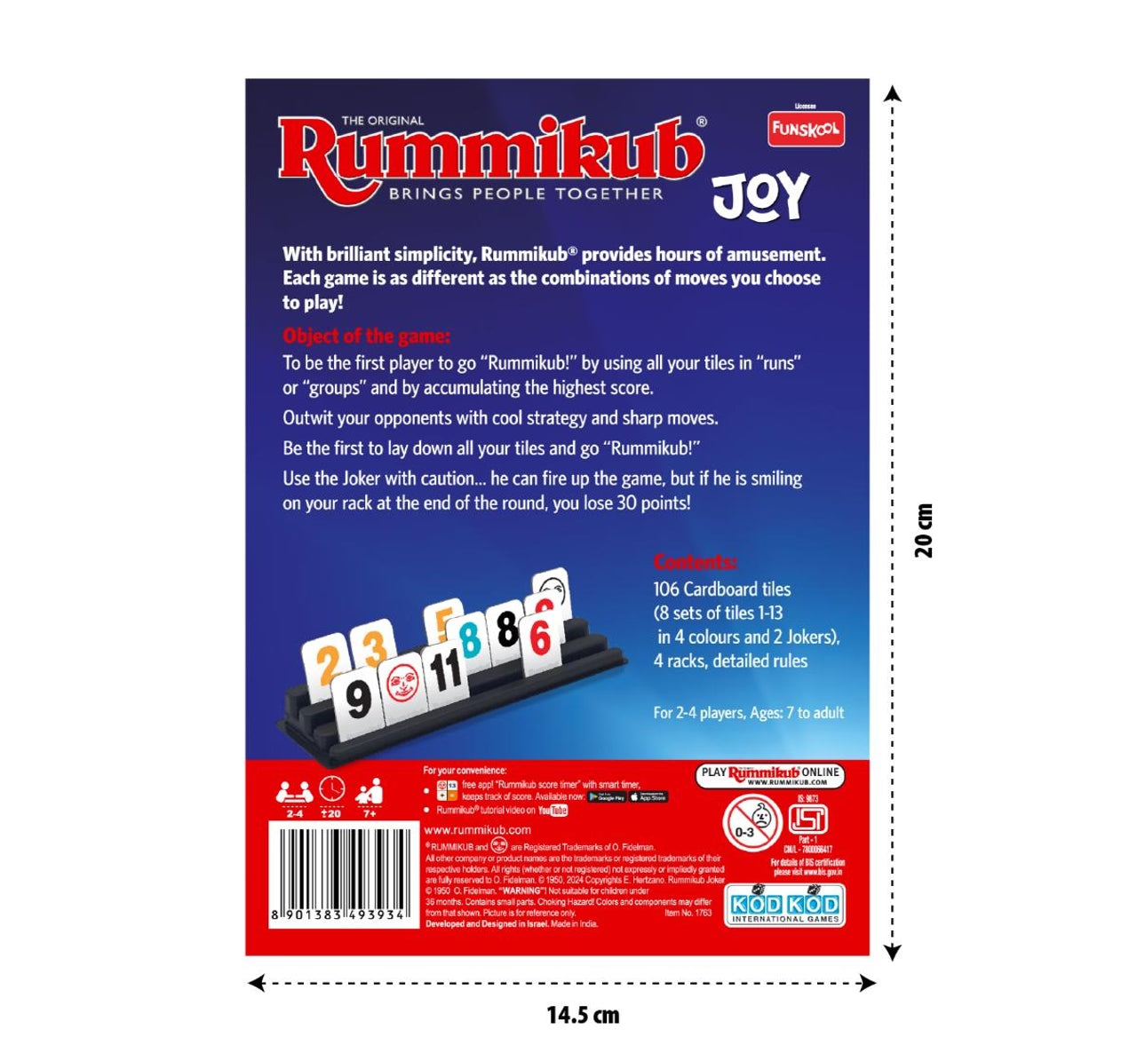 Funskool Rummikub Joy Games
